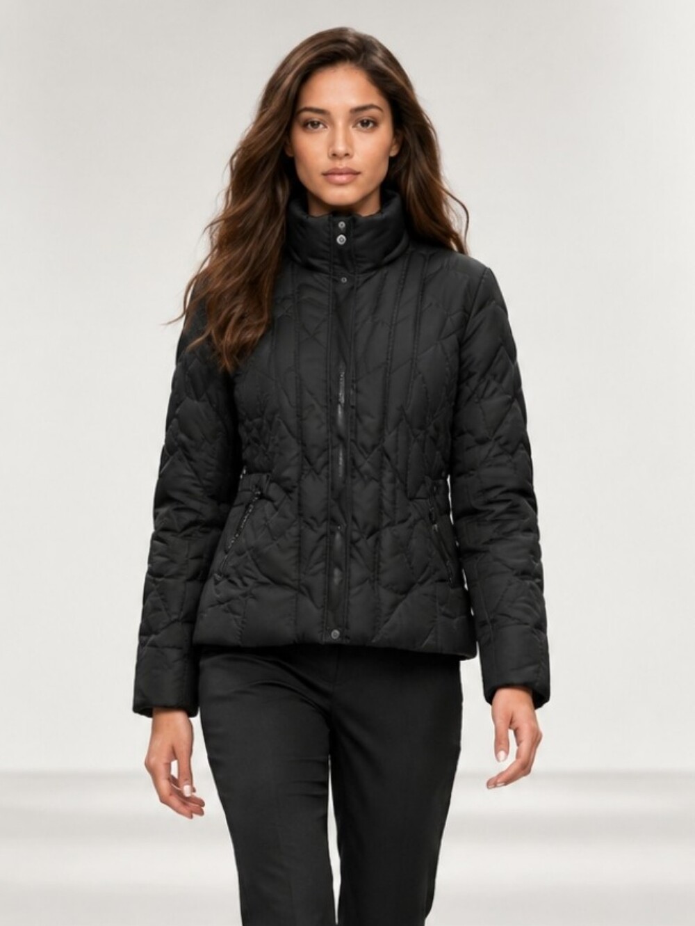 Classic Black Quilted Puffer Jacket